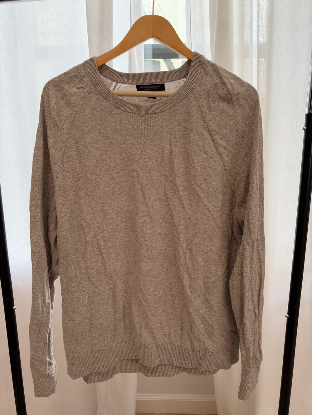 Banana Republic Men's Crewneck Sweater - Light Brown